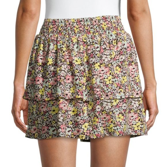 No Boundaries Juniors' Smocked Mini Skirt XL 15-16 - Picture 3 of 5